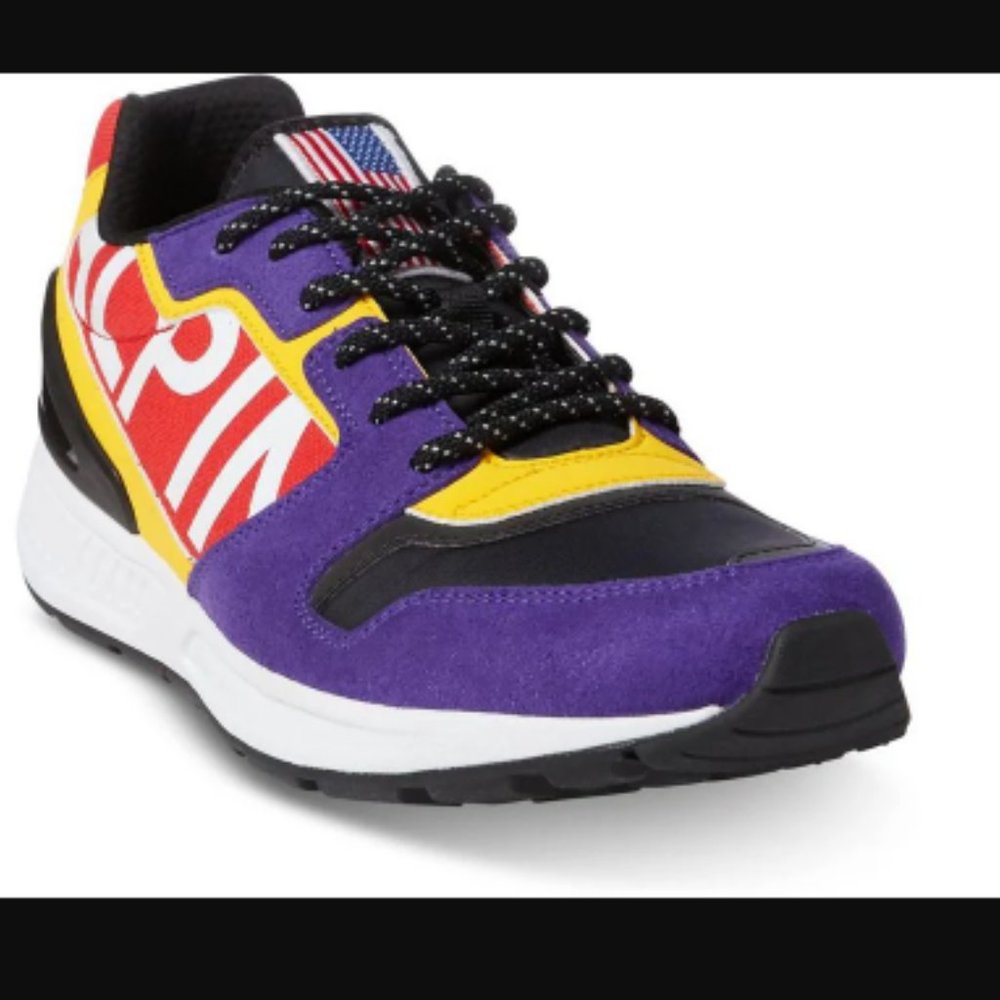 Polo Ralph Lauren Leather Suede Train-100 Tech Alpine Sneaker men14us/12uk=wmn15